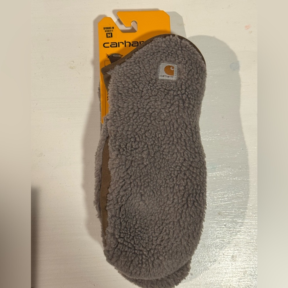 Carhartt Gray Sherpa Mittens